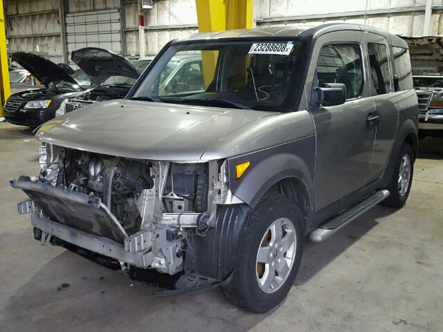 5J6YH28513L001405 - 2003 HONDA ELEMENT EX GRAY photo 2