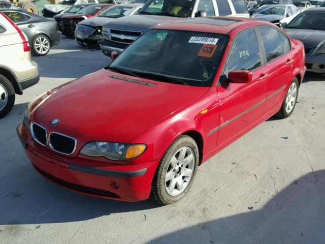 WBAEV33422KL67204 - 2002 BMW 325 I RED photo 2