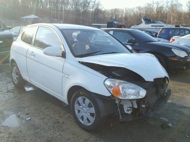 KMHCM36C27U005929 - 2007 HYUNDAI ACCENT GS WHITE photo 1