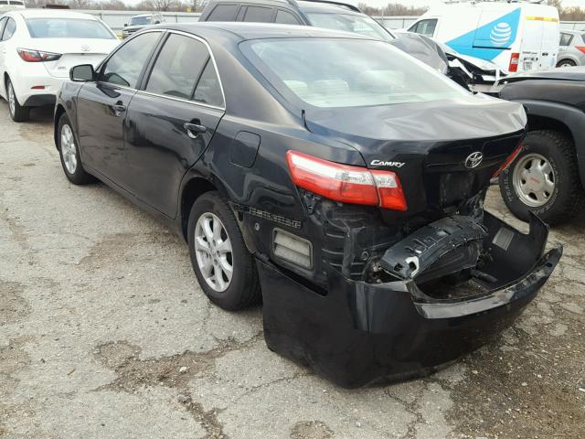 4T1BE46K69U391666 - 2009 TOYOTA CAMRY BASE BLACK photo 3