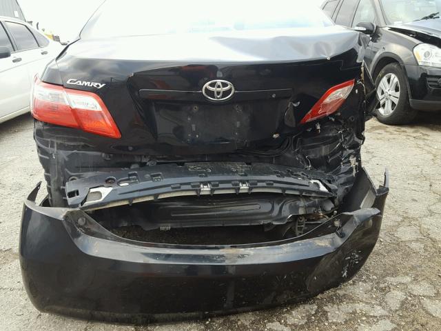 4T1BE46K69U391666 - 2009 TOYOTA CAMRY BASE BLACK photo 9