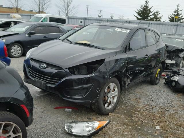 KM8JTCAC6AU062725 - 2010 HYUNDAI TUCSON GLS BLACK photo 2