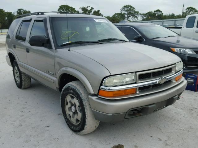 1GNDT13X73K148086 - 2003 CHEVROLET BLAZER GRAY photo 1