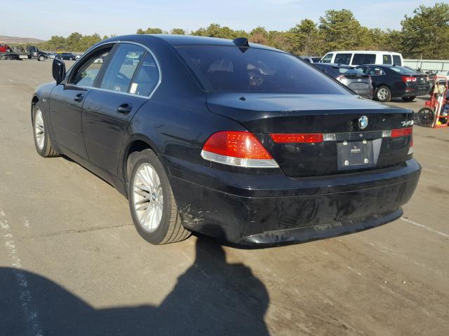 WBAGL63483DP65913 - 2003 BMW 745 I BLACK photo 3