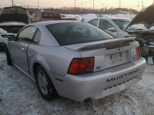 1FAFP42X2YF235182 - 2000 FORD MUSTANG GT GRAY photo 3