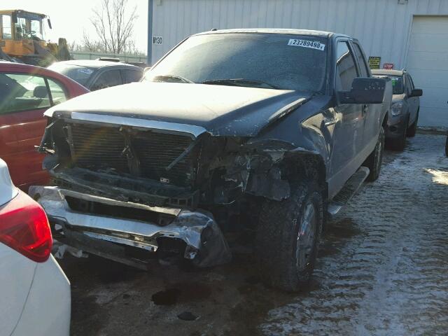 1FTPX14536NA90746 - 2006 FORD F150 GREEN photo 2