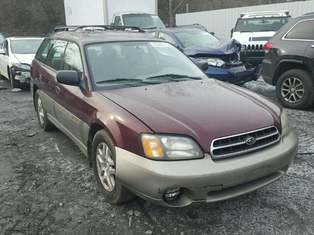 4S3BH665117624969 - 2001 SUBARU LEGACY OUT MAROON photo 1