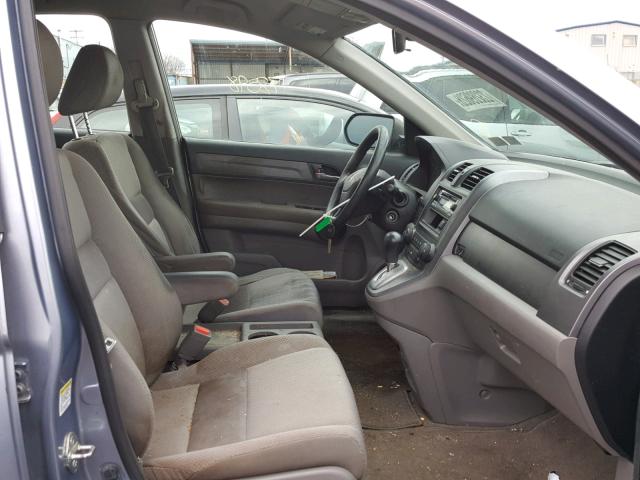 JHLRE483X8C021823 - 2008 HONDA CR-V LX BLUE photo 5