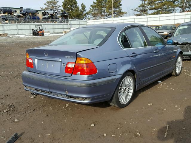 WBAAV53401FJ67164 - 2001 BMW 330 I BLUE photo 4