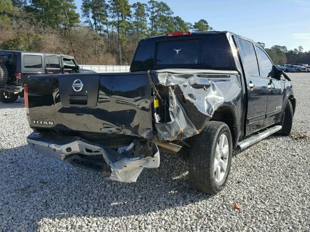 1N6BA07DX8N351718 - 2008 NISSAN TITAN XE BLACK photo 4