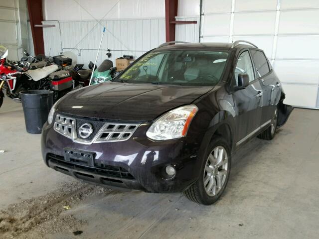 JN8AS5MV3BW300637 - 2011 NISSAN ROGUE S PURPLE photo 2