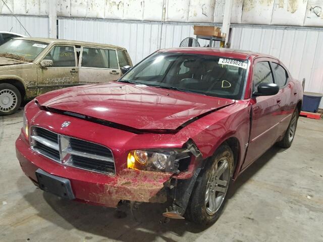 2B3KA43G96H179781 - 2006 DODGE CHARGER SE RED photo 2