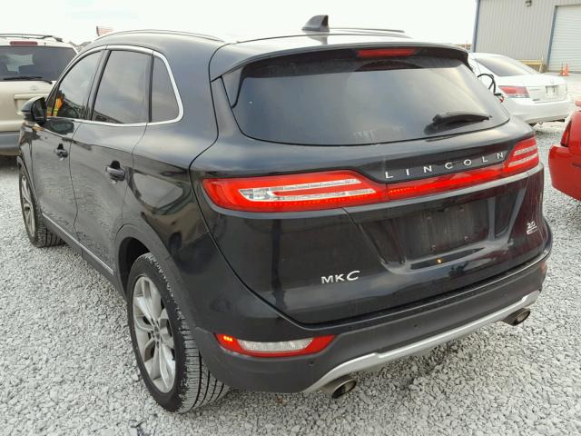 5LMCJ1A99FUJ13775 - 2015 LINCOLN MKC BLACK photo 3