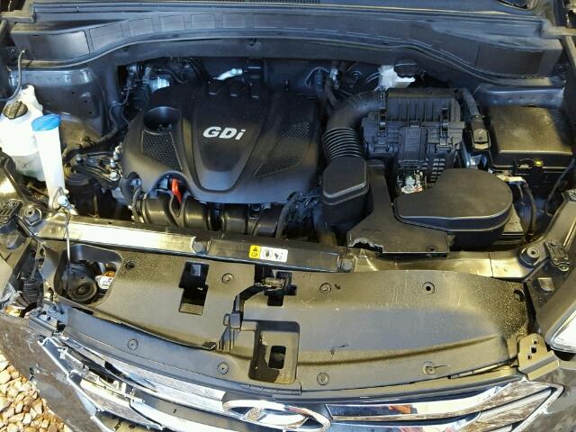 5XYZU3LB7EG139974 - 2014 HYUNDAI SANTA FE S GOLD photo 7