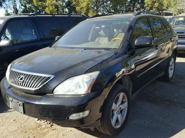 JTJGA31U540029608 - 2004 LEXUS RX 330 BLACK photo 2