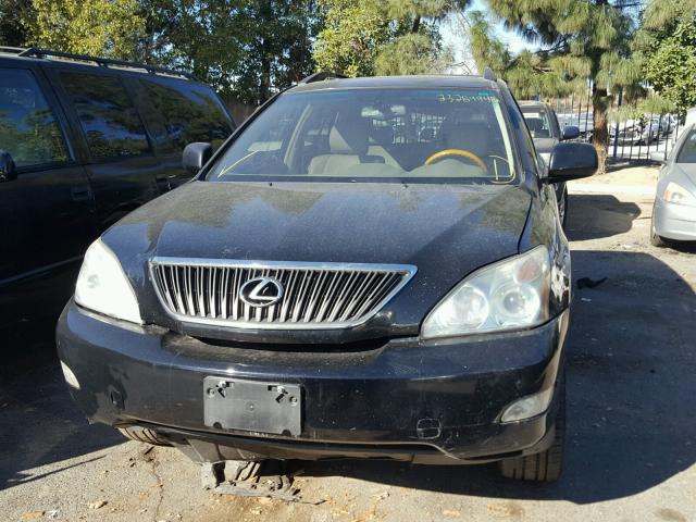 JTJGA31U540029608 - 2004 LEXUS RX 330 BLACK photo 9