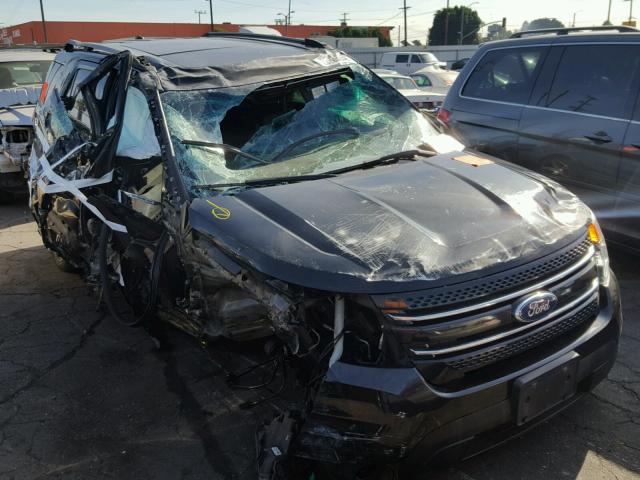 1FMHK7F8XCGA73869 - 2012 FORD EXPLORER L BLACK photo 1