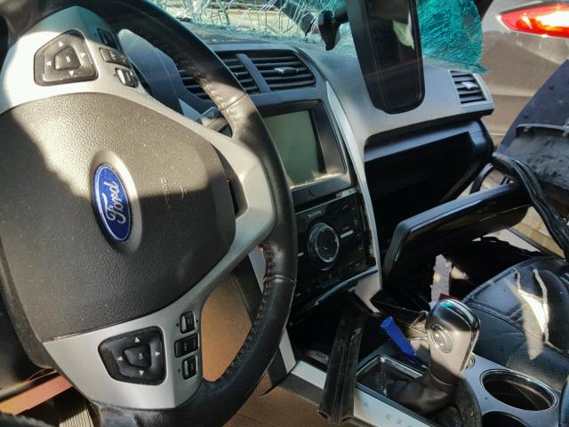 1FMHK7F8XCGA73869 - 2012 FORD EXPLORER L BLACK photo 9