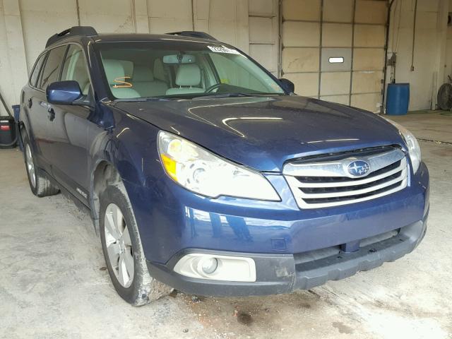 4S4BRCGC4B3444074 - 2011 SUBARU OUTBACK 2. BLUE photo 1