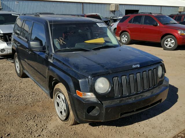 1J8FT28W97D358814 - 2007 JEEP PATRIOT SP BLACK photo 1