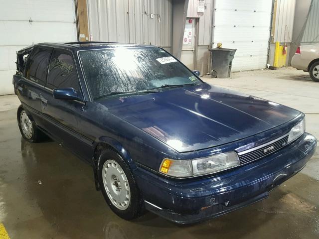 JT2VV22W6K0087015 - 1989 TOYOTA CAMRY LE BLUE photo 1