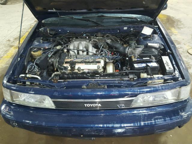 JT2VV22W6K0087015 - 1989 TOYOTA CAMRY LE BLUE photo 7