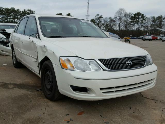 4T1BF28B21U134314 - 2001 TOYOTA AVALON XL WHITE photo 1