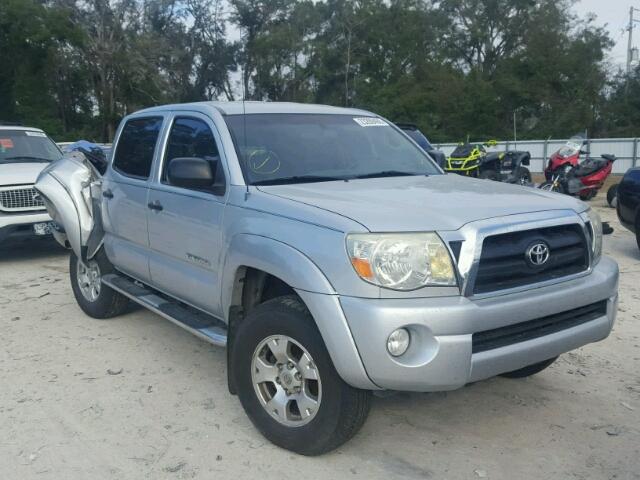 3TMJU62N96M014392 - 2006 TOYOTA TACOMA DOU SILVER photo 1