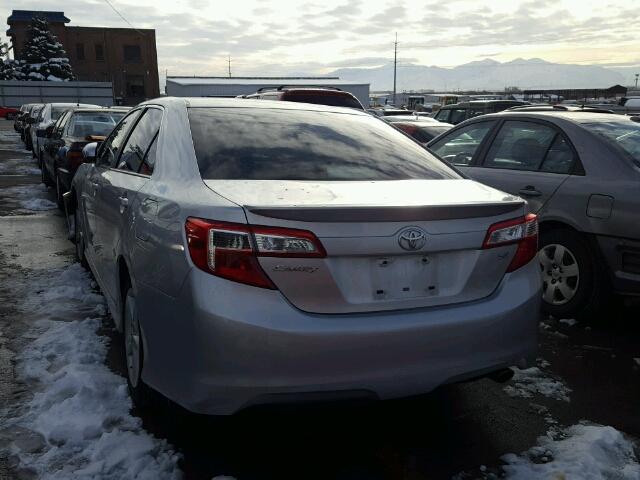 4T1BF1FK4DU270168 - 2013 TOYOTA CAMRY L SILVER photo 3