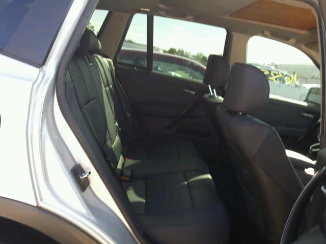 WBXPC93437WF12745 - 2007 BMW X3 3.0SI SILVER photo 6