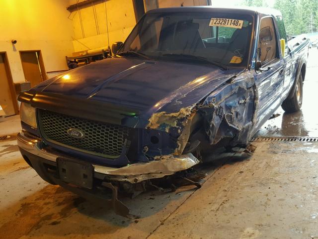 1FTZR15E41PA03208 - 2001 FORD RANGER SUP BLUE photo 2