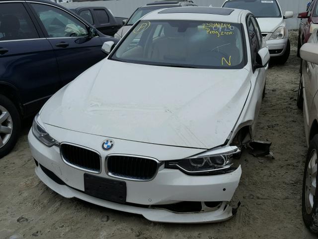 WBA3C3C58EPV90120 - 2014 BMW 320 I WHITE photo 9