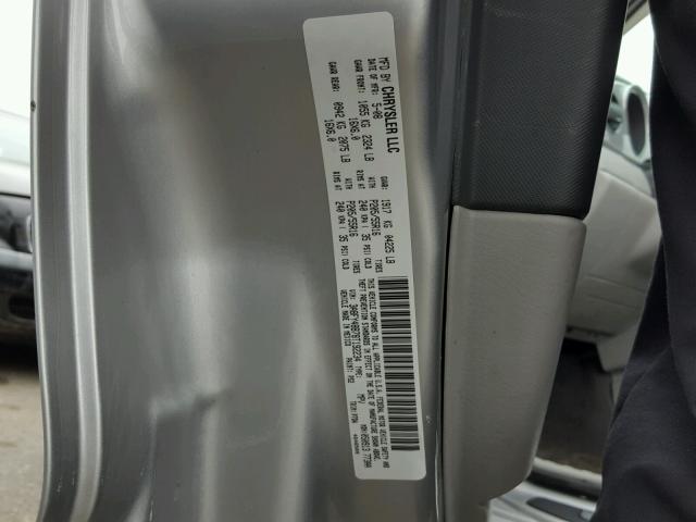 3A8FY48B78T192234 - 2008 CHRYSLER PT CRUISER SILVER photo 10