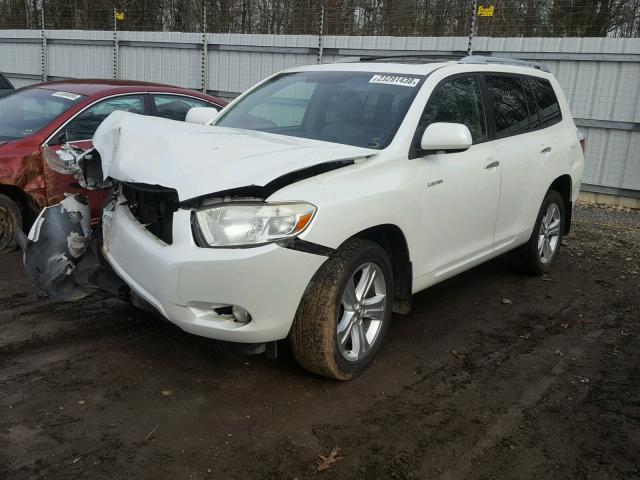 JTEDS42A082024304 - 2008 TOYOTA HIGHLANDER WHITE photo 2