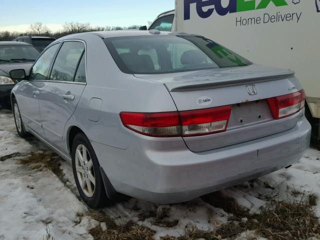 1HGCM66814A045113 - 2004 HONDA ACCORD EX SILVER photo 3