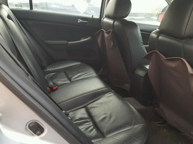 1HGCM66814A045113 - 2004 HONDA ACCORD EX SILVER photo 6