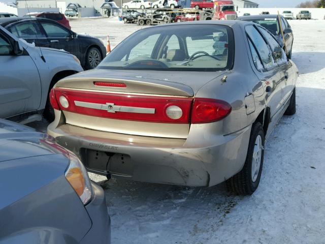 1G1JC52F437322400 - 2003 CHEVROLET CAVALIER TAN photo 4