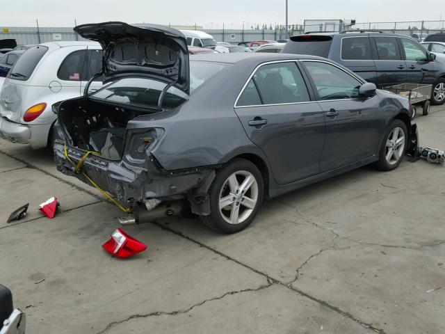 4T1BF1FK5EU360284 - 2014 TOYOTA CAMRY L GRAY photo 4