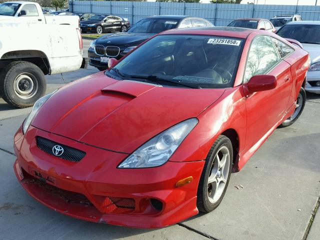 JTDDY32T130068427 - 2003 TOYOTA CELICA GT- RED photo 2