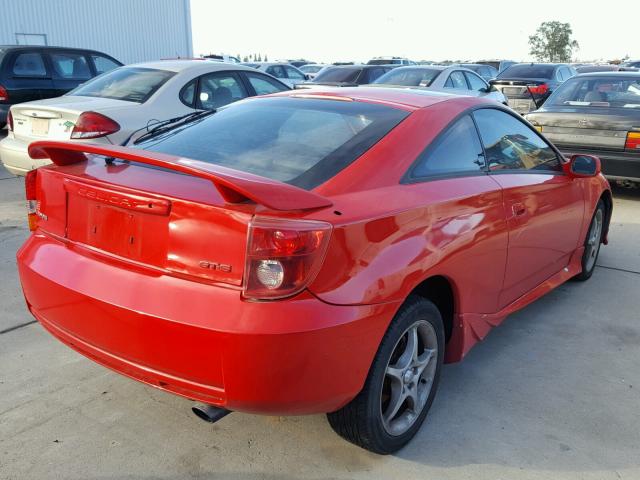 JTDDY32T130068427 - 2003 TOYOTA CELICA GT- RED photo 4