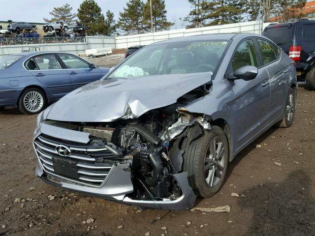 5NPD84LFXHH040683 - 2017 HYUNDAI ELANTRA SE GRAY photo 2