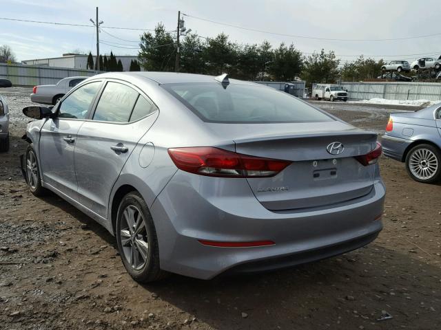 5NPD84LFXHH040683 - 2017 HYUNDAI ELANTRA SE GRAY photo 3