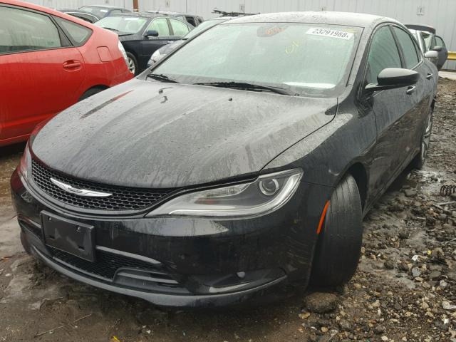 1C3CCCDG1FN540647 - 2015 CHRYSLER 200 S BLACK photo 2