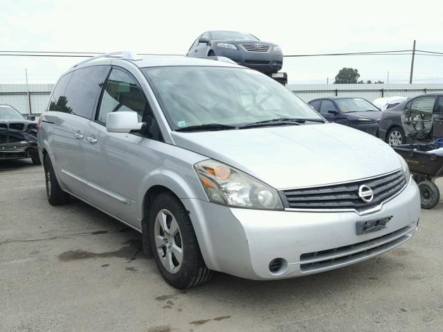 5N1BV28U37N128920 - 2007 NISSAN QUEST S SILVER photo 1