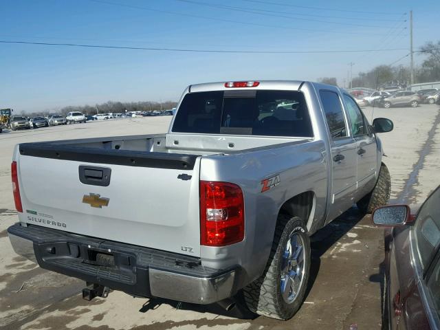 3GCPCSE00BG384631 - 2011 CHEVROLET SILVERADO SILVER photo 4