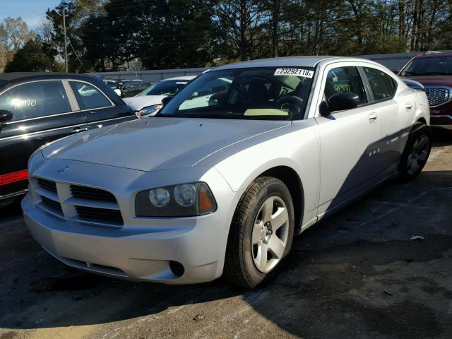 2B3KA43R08H278171 - 2008 DODGE CHARGER SILVER photo 2