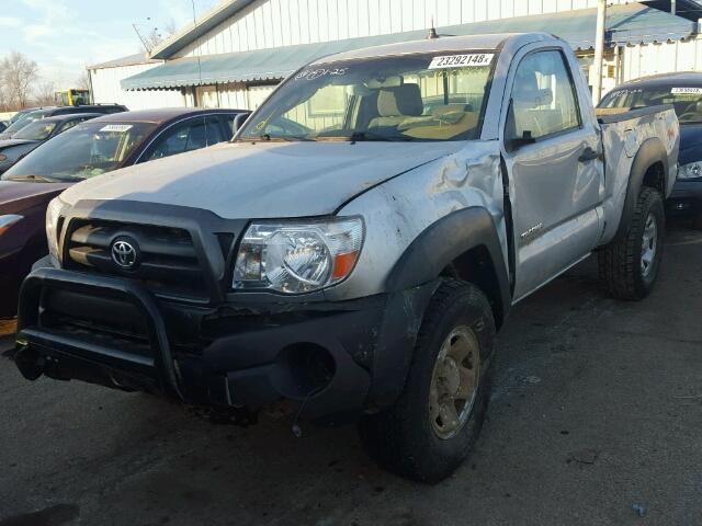 5TEPX42N19Z665951 - 2009 TOYOTA TACOMA SILVER photo 2