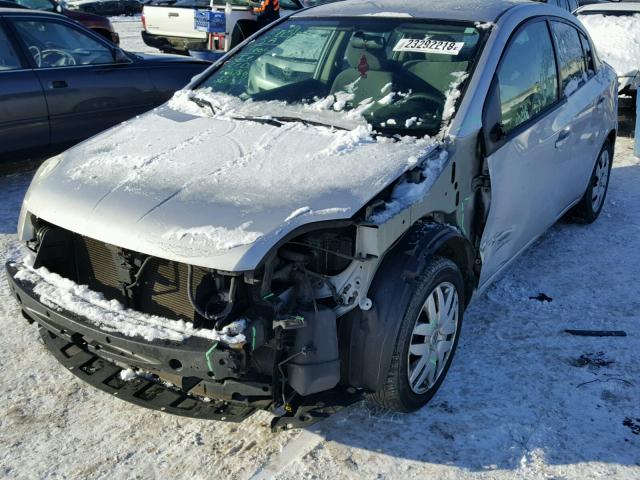 3N1AB61E68L743954 - 2008 NISSAN SENTRA 2.0 SILVER photo 2