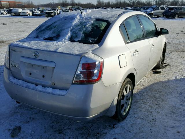 3N1AB61E68L743954 - 2008 NISSAN SENTRA 2.0 SILVER photo 4