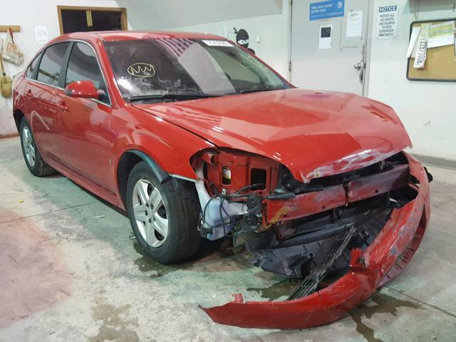 2G1WB57K191149648 - 2009 CHEVROLET IMPALA LS RED photo 1